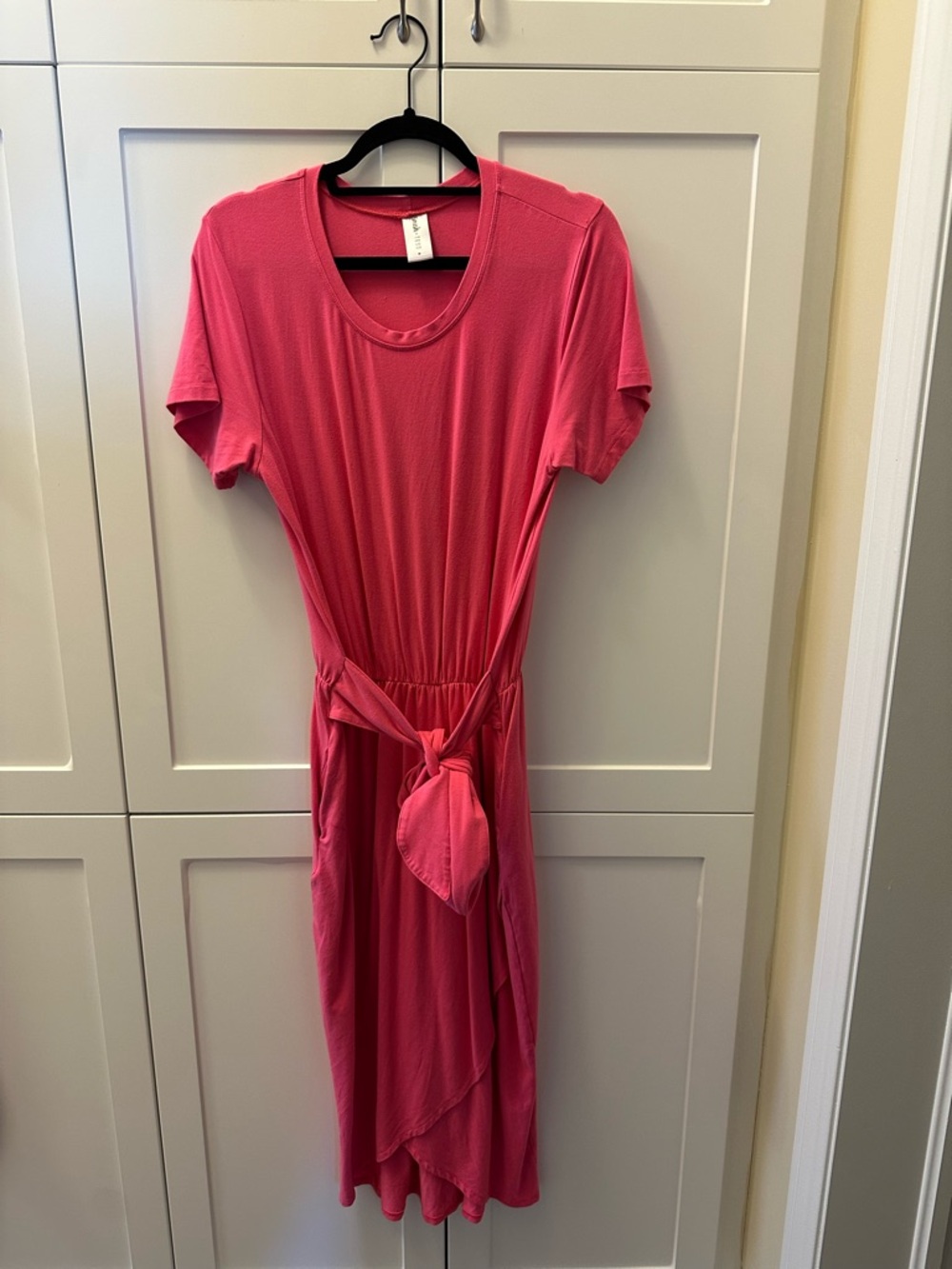 Smash + Tess Medium Pink Rebecca Midi Wrap Dress